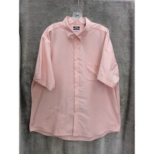 Men's Button Down Shirt 18-18.5 Neck‎ 2XL OEKO-TEX Sustainable Casual Golf